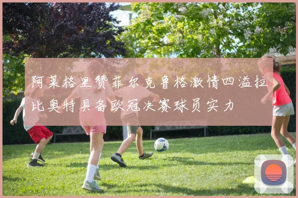 阿莱格里赞菲尔克鲁格激情四溢拉比奥特具备欧冠决赛球员实力