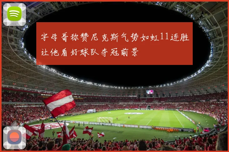 字母哥称赞尼克斯气势如虹11连胜让他看好球队夺冠前景